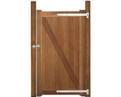 ELEPHANT Tuinpoort Belmonte Hardhout Bangkirai Incl. Deurbeslag 100x180 Cm