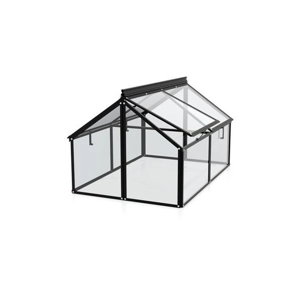 Vitavia Gaia Jumbo miniserre aluminium zwart - 83 × 119 cm - 0,99 m² Vitavia Gaia Jumbo Miniserre Aluminium Zwart - 83 × 119 Cm - 0,99 M² -Tuinwinkel miniserre gaia jumbo gehard glas 1660739251 1 600